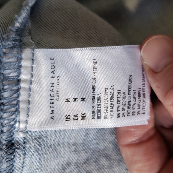 American Eagle Outfitters Sunflower Denim Overall Dress Medium Jean Jumper Rodeo - Picture 9 of 10